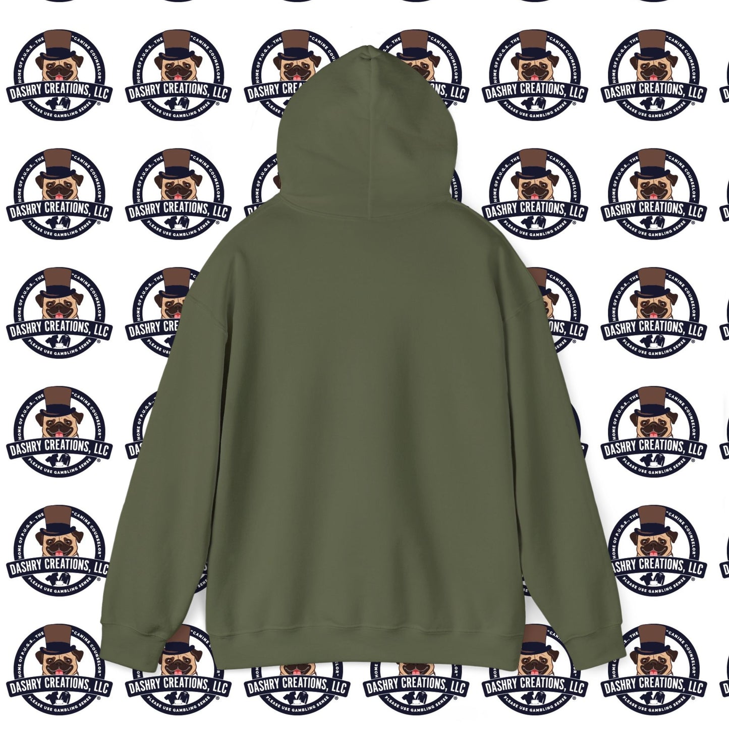 Slots “Everybody’s Got A System” Blue & Black Top Hat Unisex Heavy Blend™ Hooded Sweatshirt