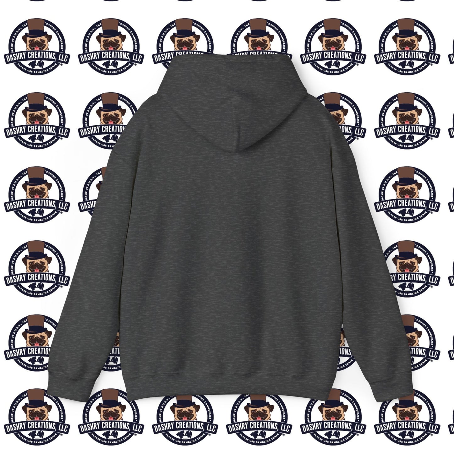 Slots “Everybody’s Got A System” Blue & Black Top Hat Unisex Heavy Blend™ Hooded Sweatshirt