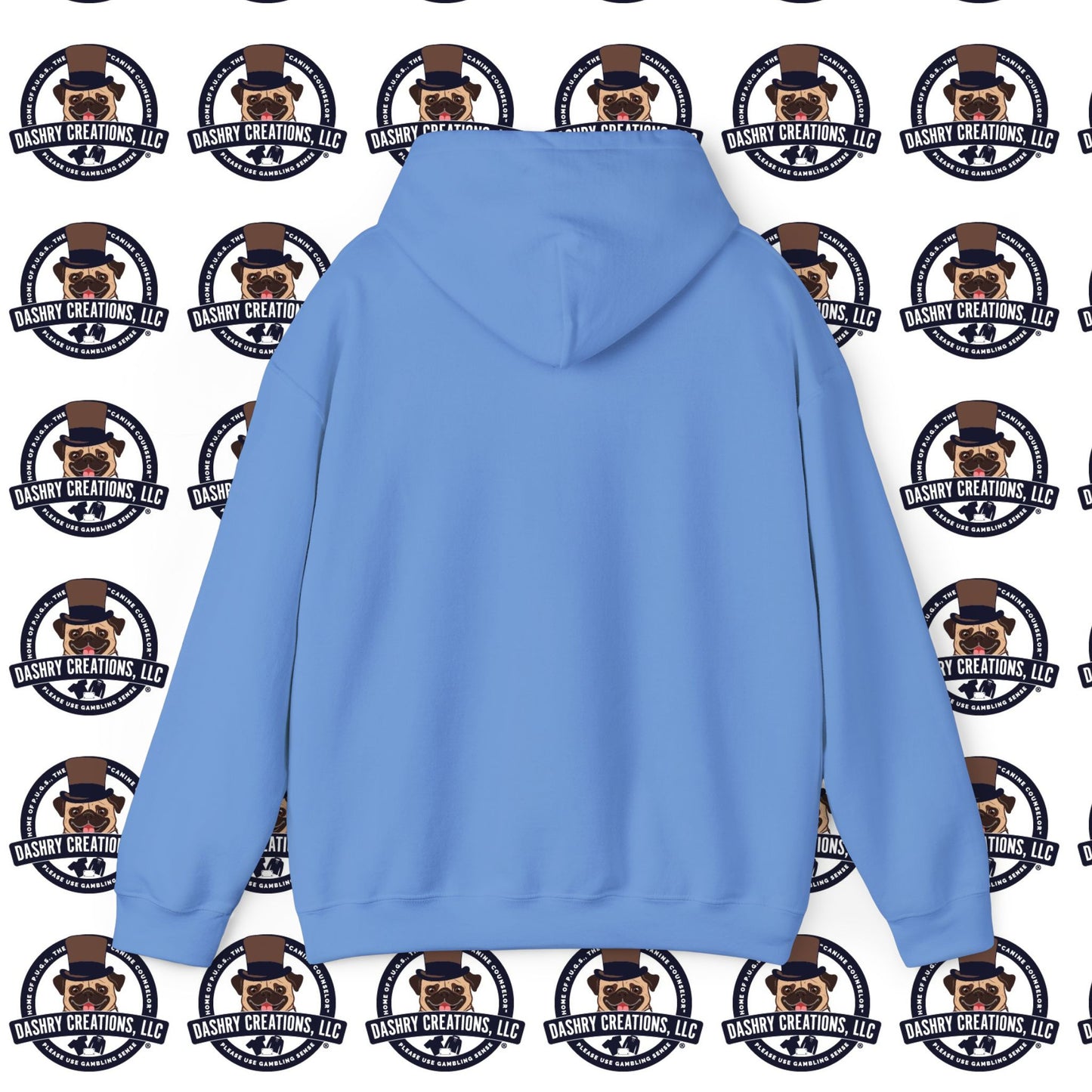 Slots “Everybody’s Got A System” Blue & Black Top Hat Unisex Heavy Blend™ Hooded Sweatshirt