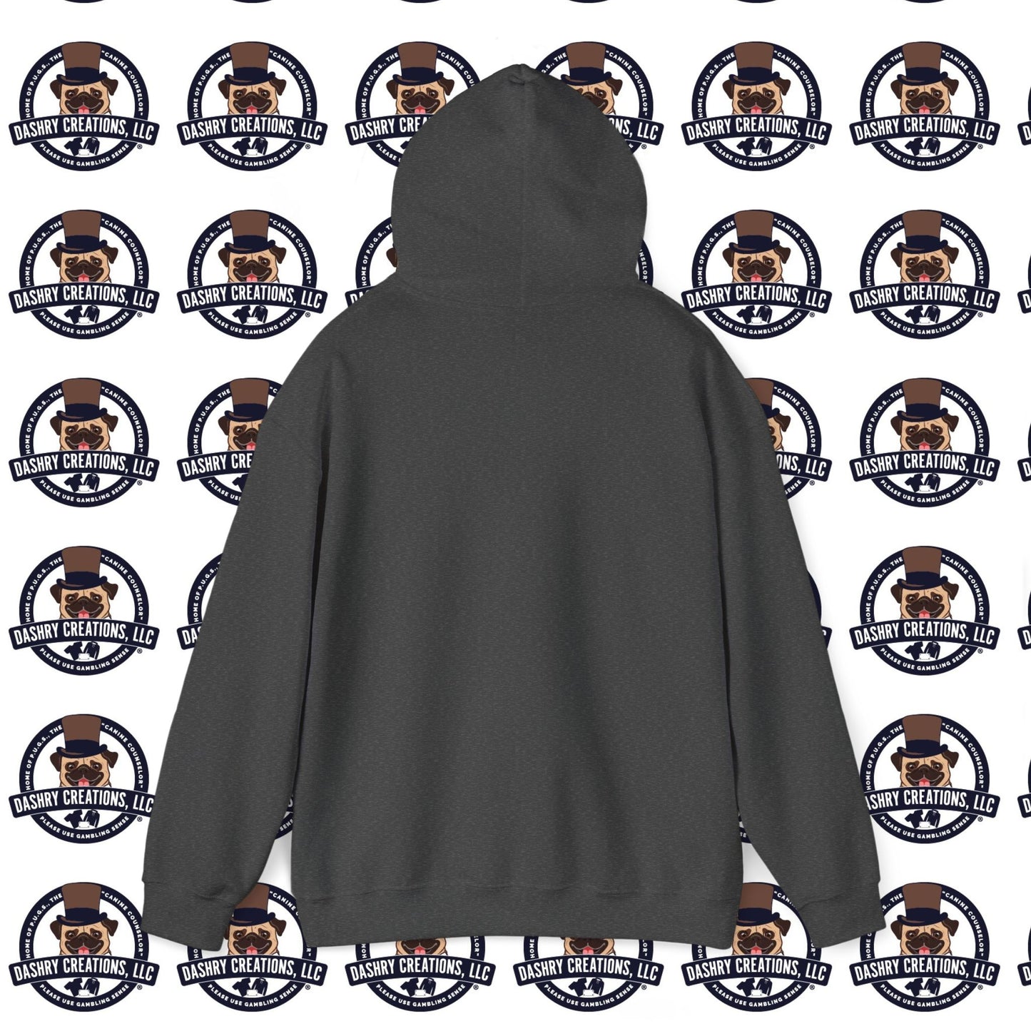 Slots “Everybody’s Got A System” Blue & Black Top Hat Unisex Heavy Blend™ Hooded Sweatshirt