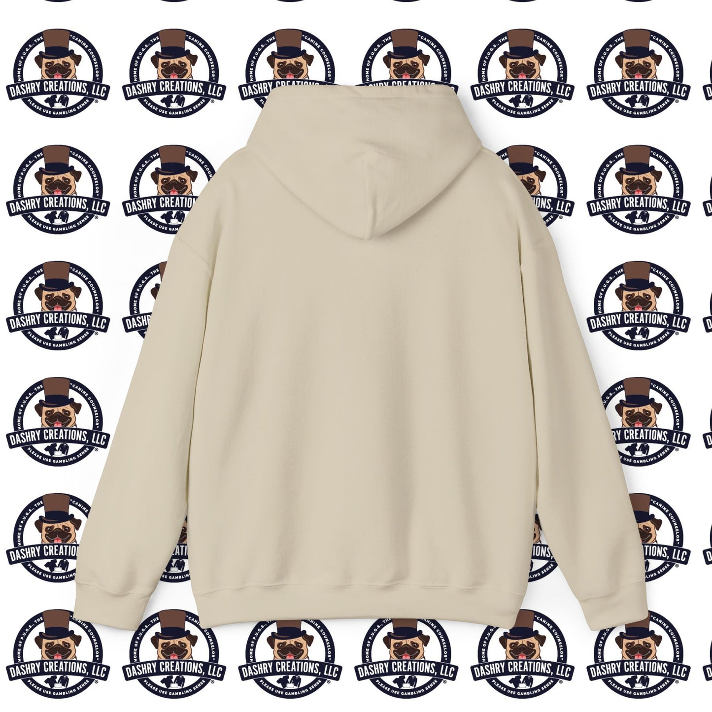 Slots “Everybody’s Got A System” Blue & Black Top Hat Unisex Heavy Blend™ Hooded Sweatshirt