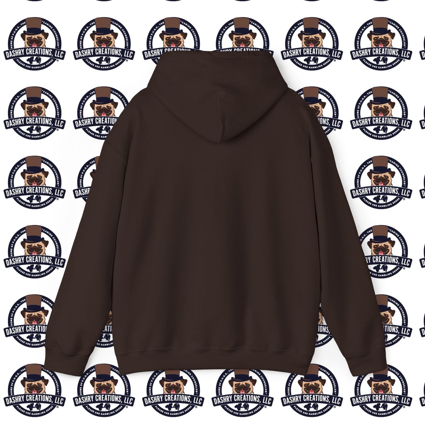Slots “Everybody’s Got A System” Blue & Black Top Hat Unisex Heavy Blend™ Hooded Sweatshirt