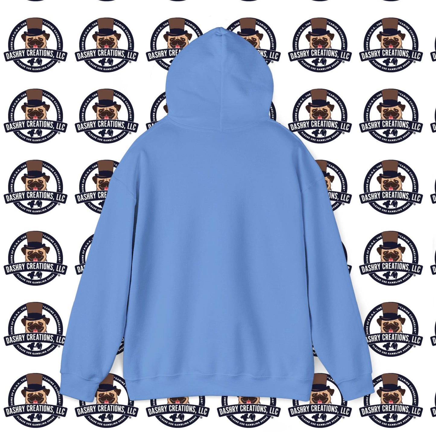 Slots “Everybody’s Got A System” Blue & Black Top Hat Unisex Heavy Blend™ Hooded Sweatshirt