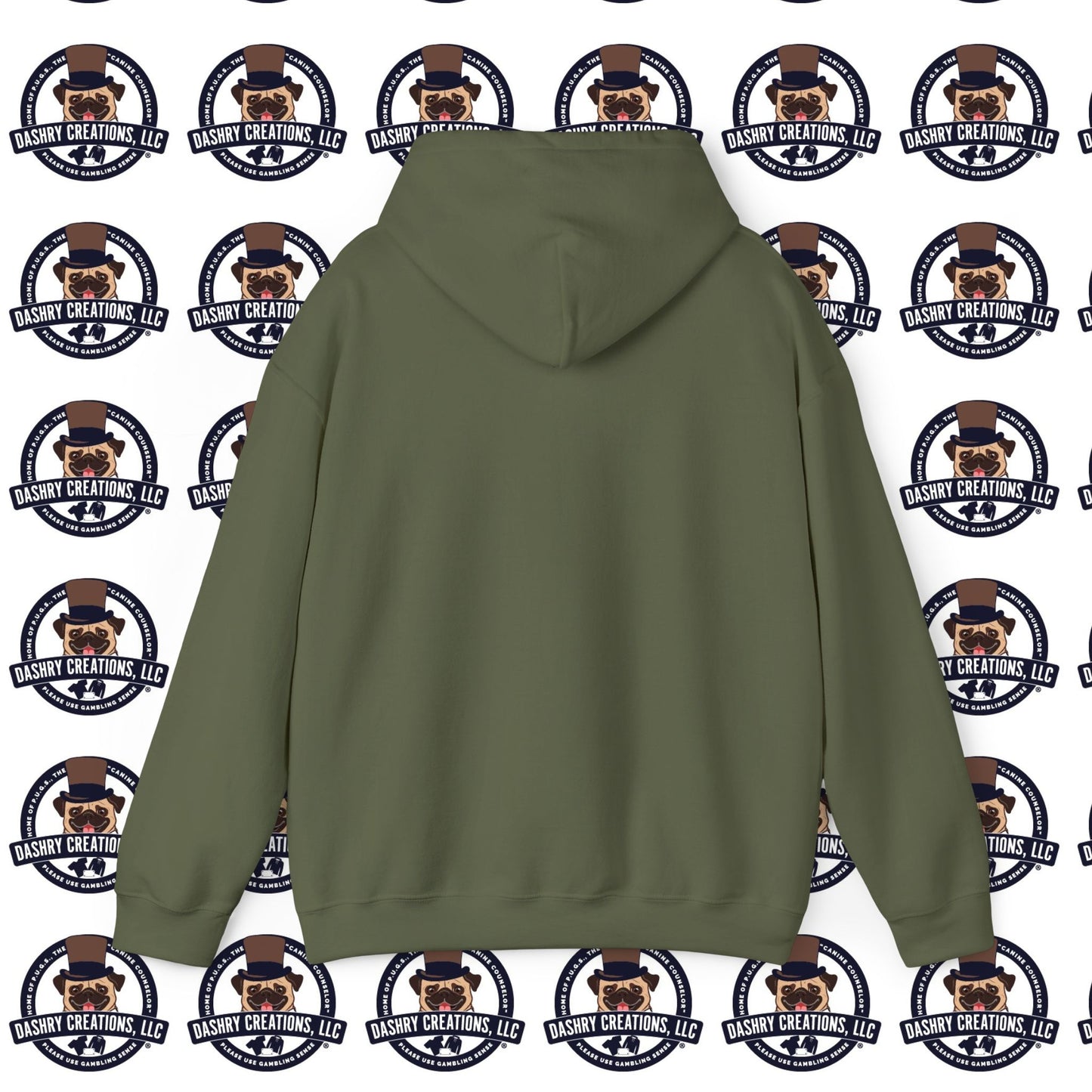 Slots “Everybody’s Got A System” Blue & Black Top Hat Unisex Heavy Blend™ Hooded Sweatshirt
